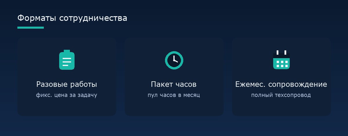 Форматы сотрудничества — поддержка OpenCart-магазинов