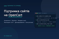 Підтримка сайтів на OpenCart